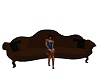 Brown Cuddle Couch