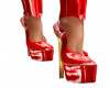 Bad Bunny Red heels