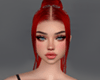 Red Ponytail And Hearts