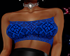 FG~ French Lace Top Blue