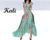 Batik Long Dress
