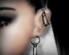 black earrings set