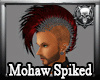 *M3M* Mohaw Spiked Red V