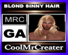 BLOND SINNY HAIR