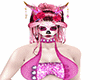 skull demon skin -pink
