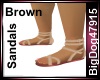 [BD] Brown Sandals
