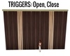Curtain room divider