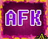 AFK -Gamer Text Headsign