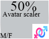 C. 50% Avatar Scaler