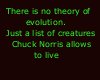 Chuck Norris Evolution