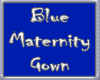 Blue maternity Gown