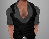 ~CR~Black Vest GreyShirt