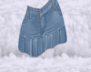 pale blue mini skirt