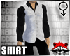 [RR]Blk Shirt White Vest