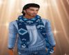 CF Blue Winter Sweater