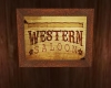 Western Saloon Sign