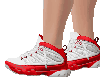 Sport White Red Shoes