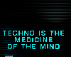 Neon frase Techno