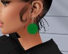 ND| Green Pouf Earrings