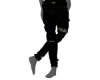 M*AD!DAS Pants/BeltBlack