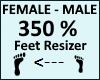 Feet Scaler 350%