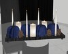 Blue Fall Center Piece
