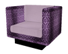 purple nice Box Chair