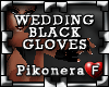 !Pk Wedding Black Gloves