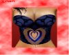 Anns corset heart top bl