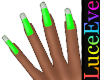 V1 Lime Chispia Nails