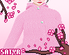 Pink Knitted Hoodie