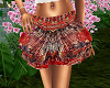 Pleated Batik Skirt III