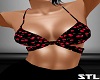 CHERRY HALTER TOP