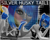 +KM+ Silver Husky Tail