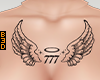 Angel Number Chest Tatto