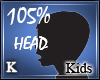 Kids 105% Head Scaler