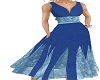 Blue Glitter Gown