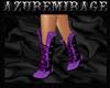 ^AZ^Purple Comfy Boots