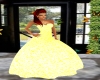 yellow spring gown