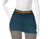 Corduroy Miniskirt blue