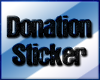 ! Donation Sticker