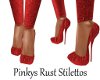 Pinkys Rust Stilettos