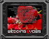Framed Wedding Vows