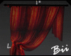 (L)Red Burlesque Curtain