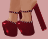 E* Red Valentine Heels