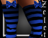 Blue Strip Stockings