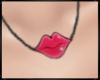 *Ky* Pink Lips Necklace