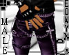 *E* gothic purple pants