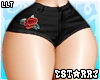 Rose shorts LLT Black