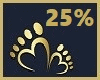 Feet Resizer 25 % M/F